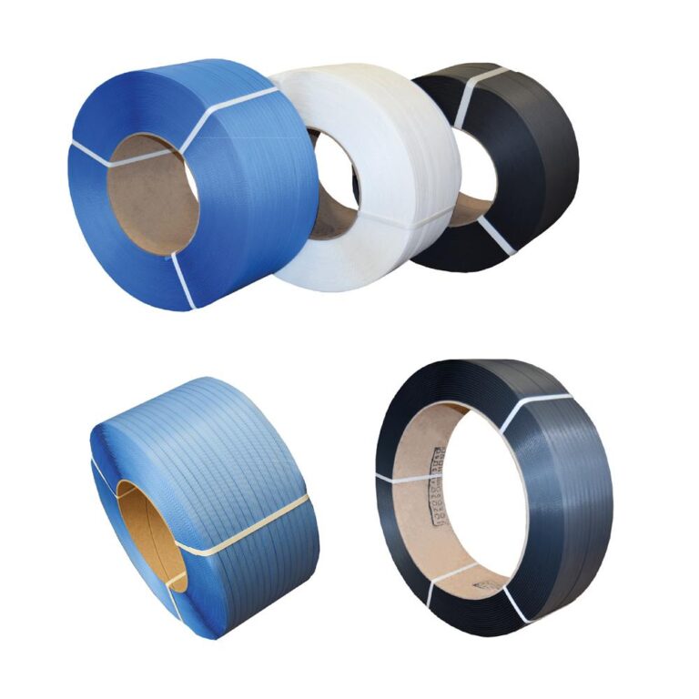 Rouleaux de feuillard plastique pour cerclage industriel