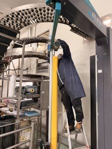 Maintenance et dépannage d’une banderoleuse industrielle en Normandie